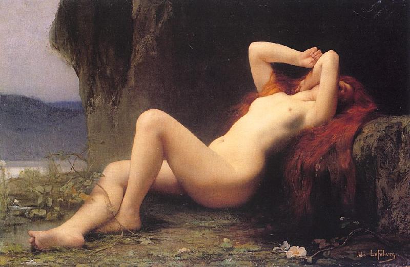 Lefebvre, Jules Joseph Mary Magdalen in the Grotto